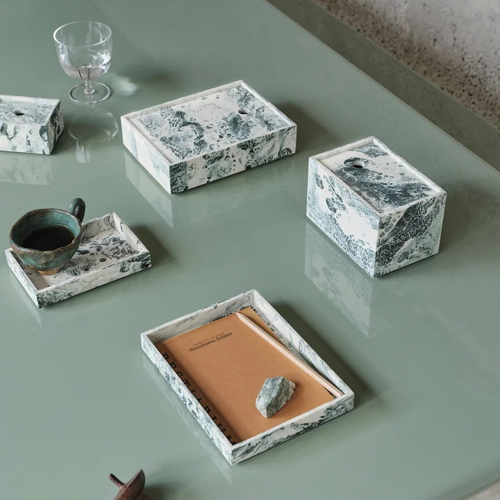 Ferm Living - Mist Tablett, Ø 20 cm, pearl