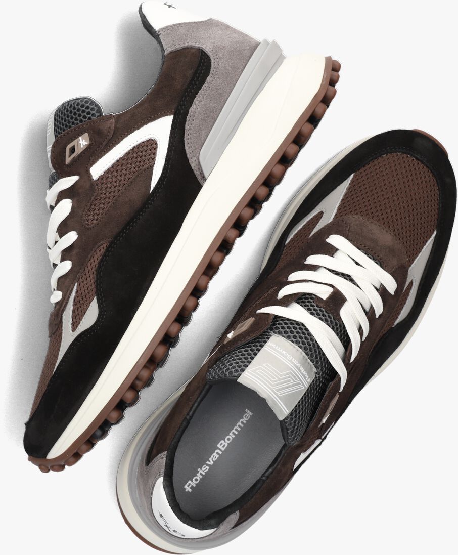 FLORIS VAN BOMMEL bruine floris van bommel lage sneakers sfm-10159