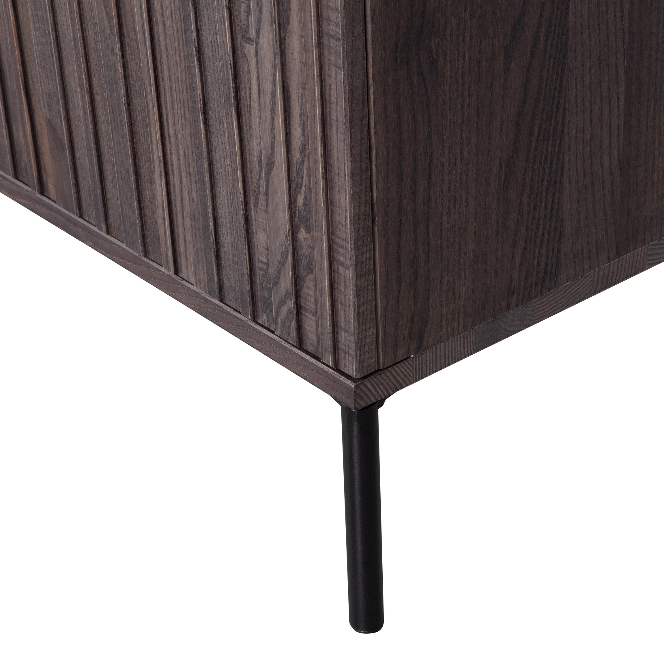 WOOOD New Gravure Dressoir B 200 cm - Essen - Espresso