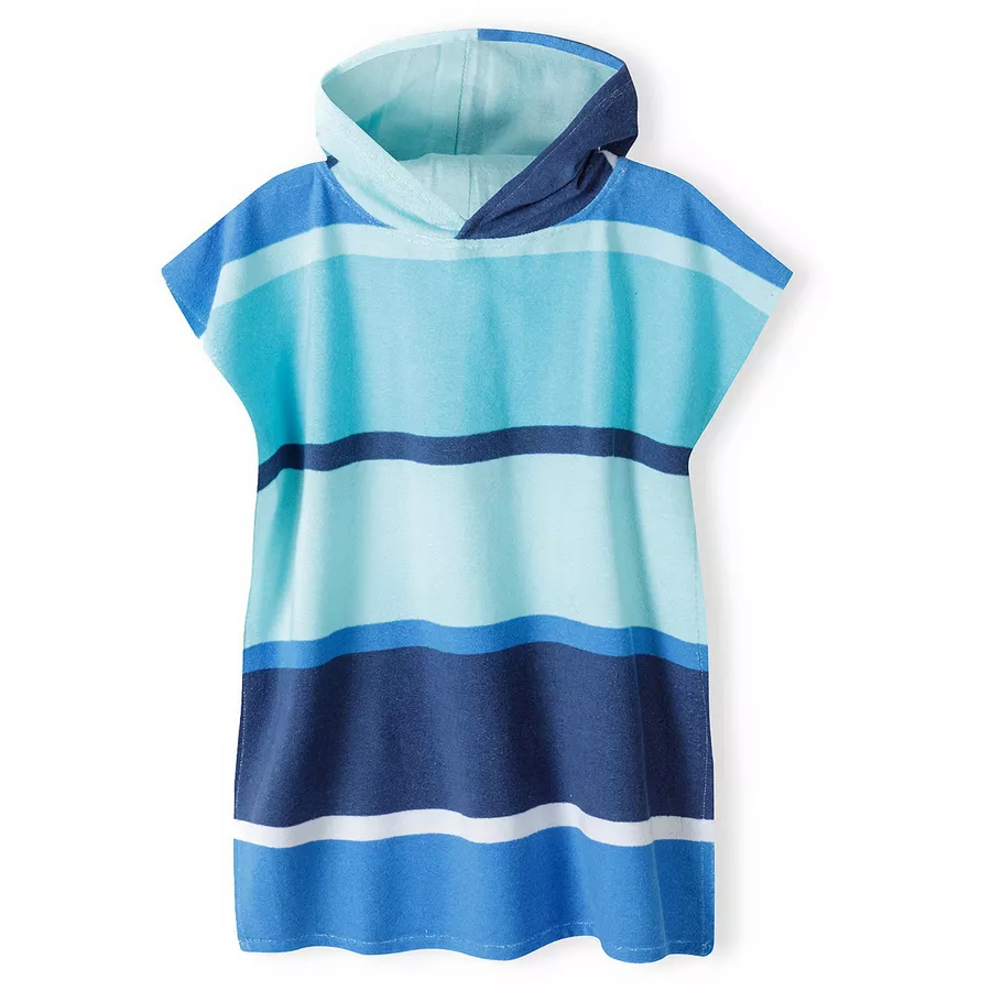 MINOTI Badeponcho BlauWeiß