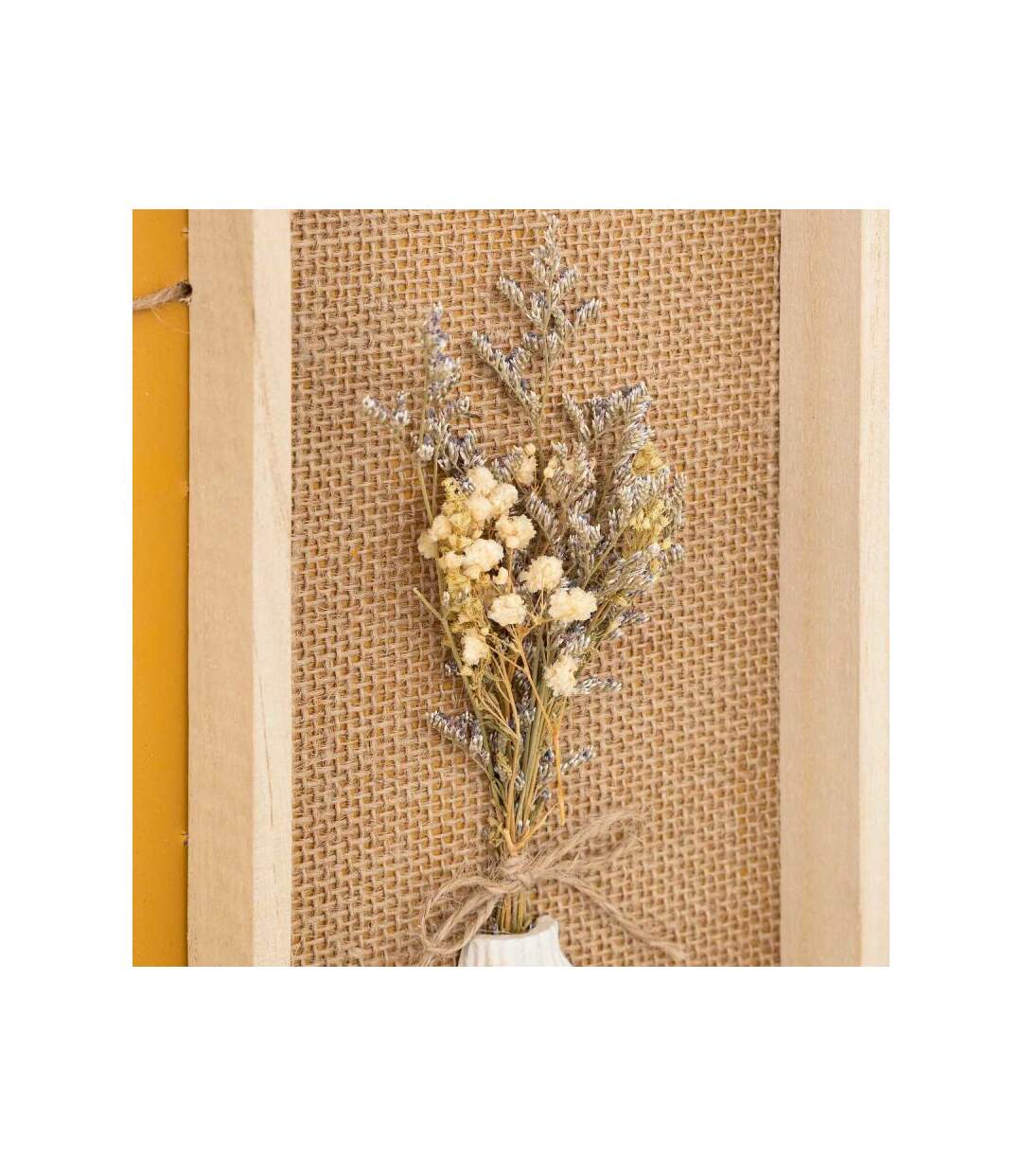Porte-Photo Déco Lour 50cm Beige & Jaune