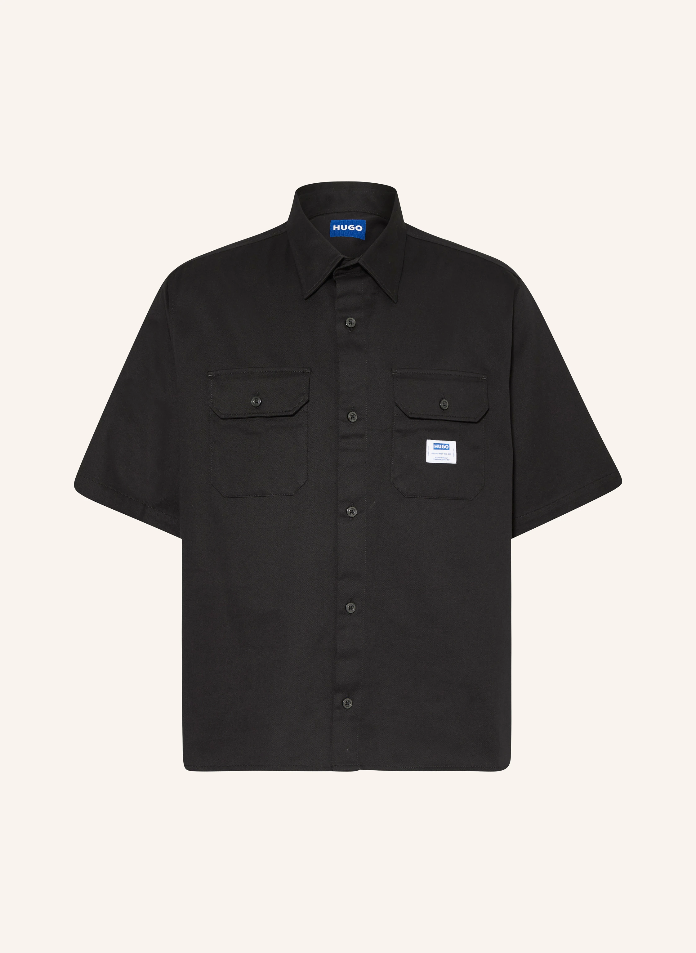 HUGO BLUE Kurzarm-Hemd EKYNO Comfort Fit