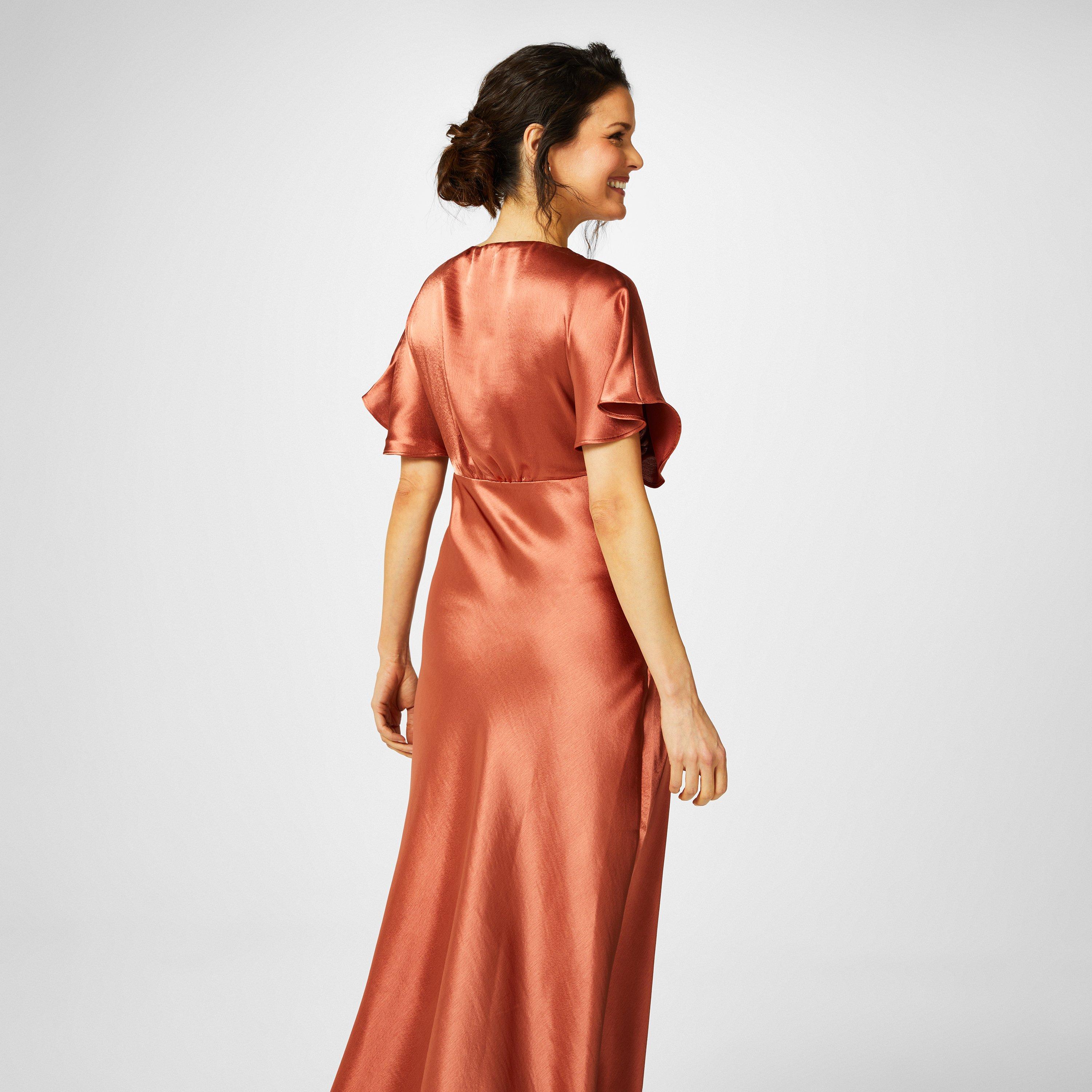Biba Satin Maxi Dress