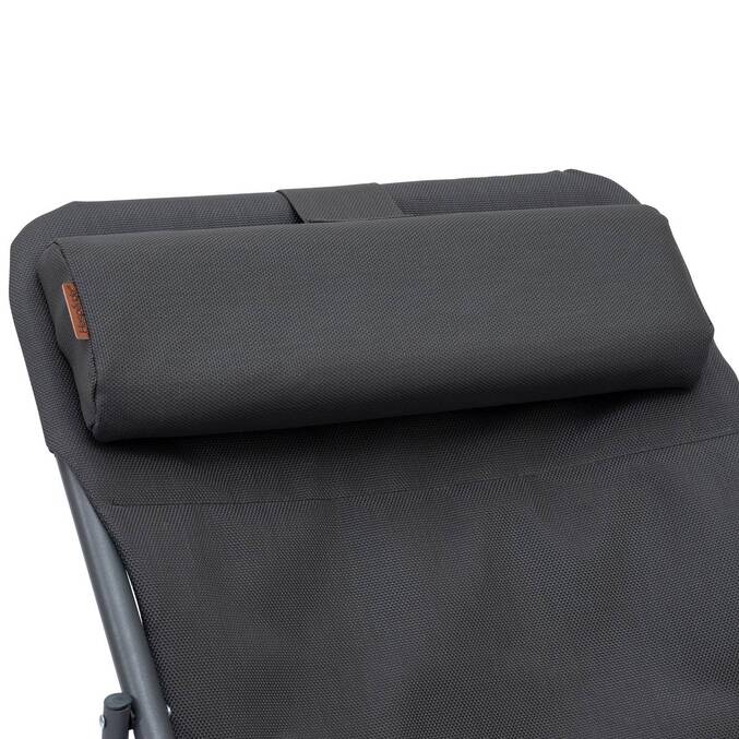 Chilienne de jardin empilable pliable MIRAEL Anthracite / Graphite