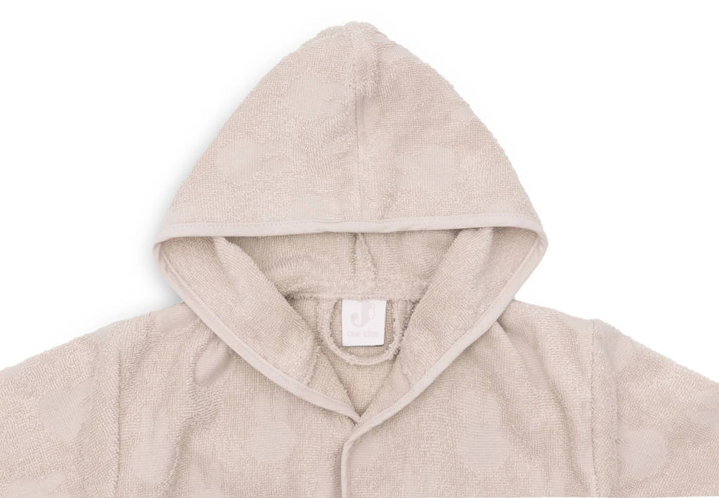 Jollein badstof badjas Miffy Jacquard Nougat