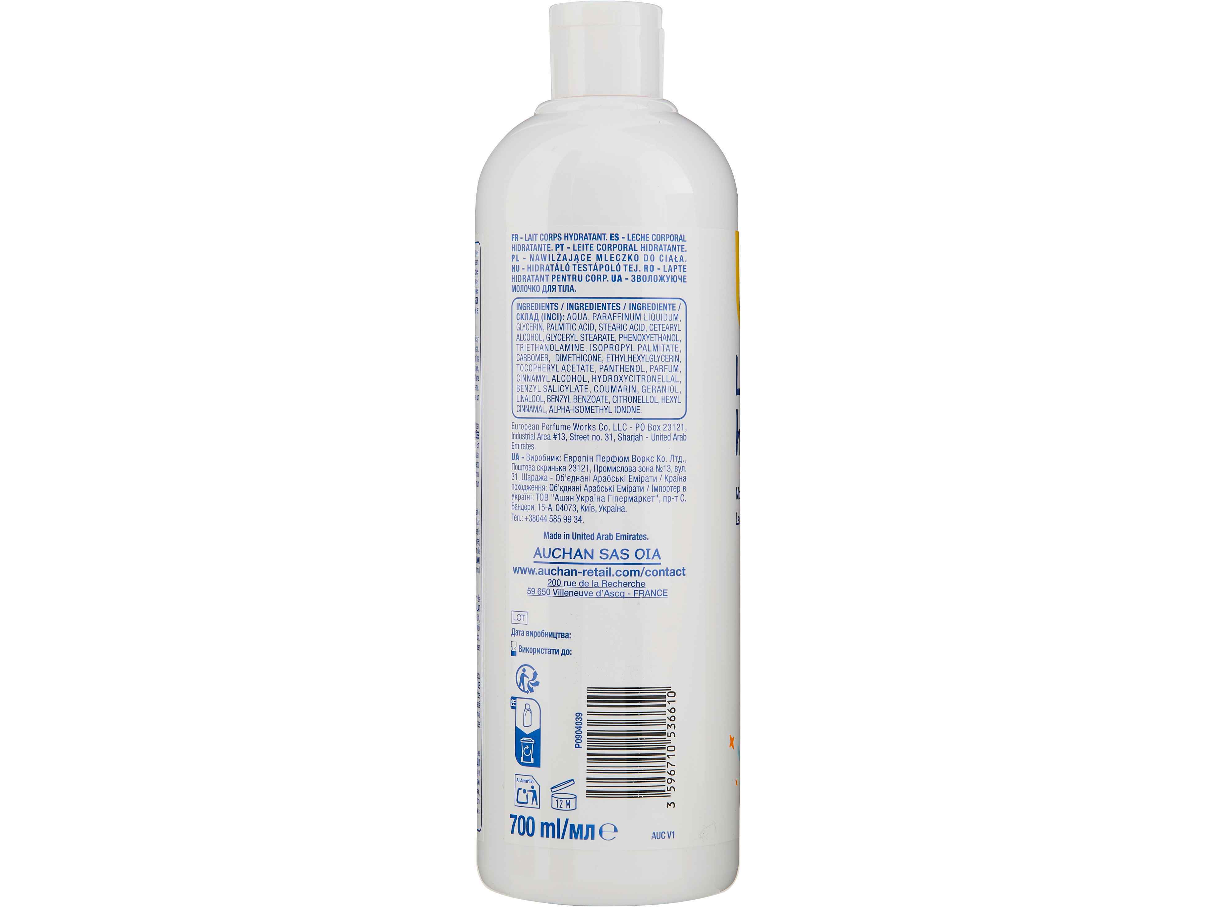 LEITE CORPORAL POLEGAR HIDRATANTE 700ML