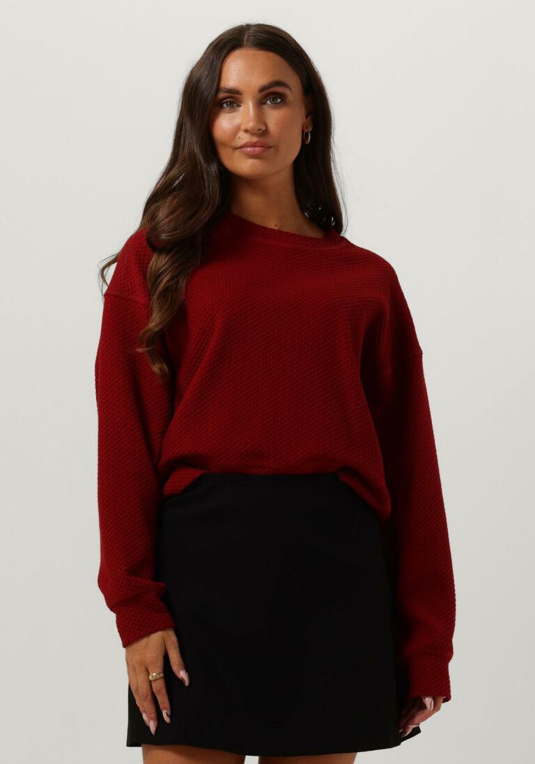 VANILIA rode vanilia sweater herringbone sweat