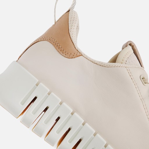 Ecco Gruuv Sneakers beige Leer