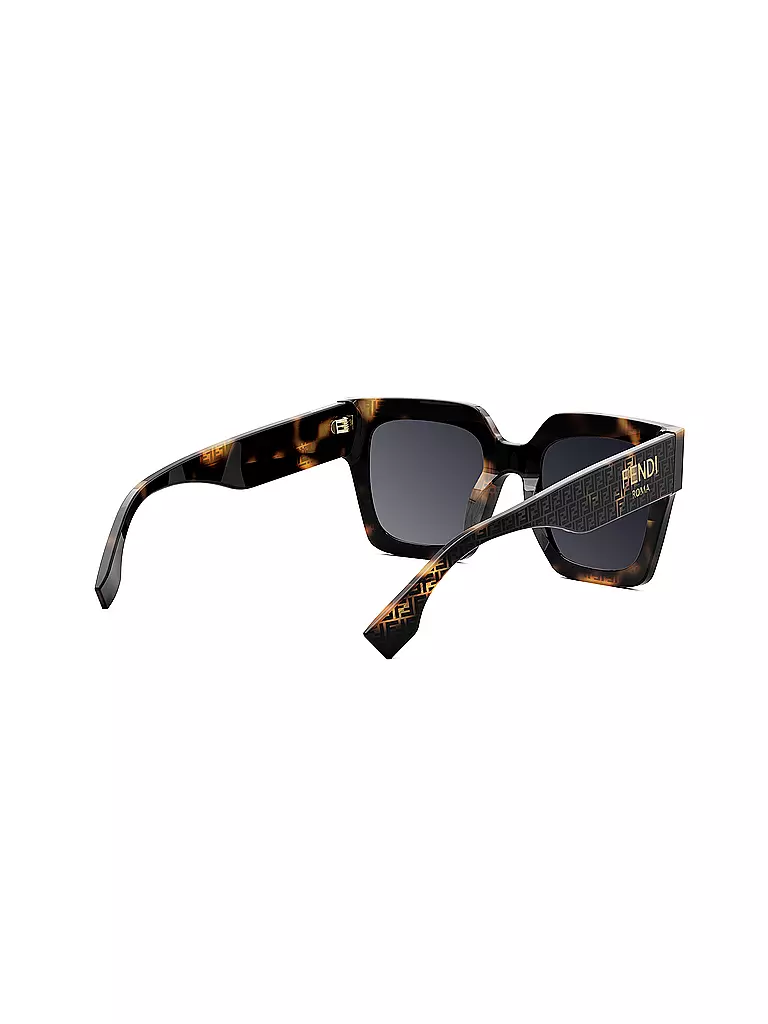 FENDI FENDI Roma Havana eckige Sonnenbrille braun