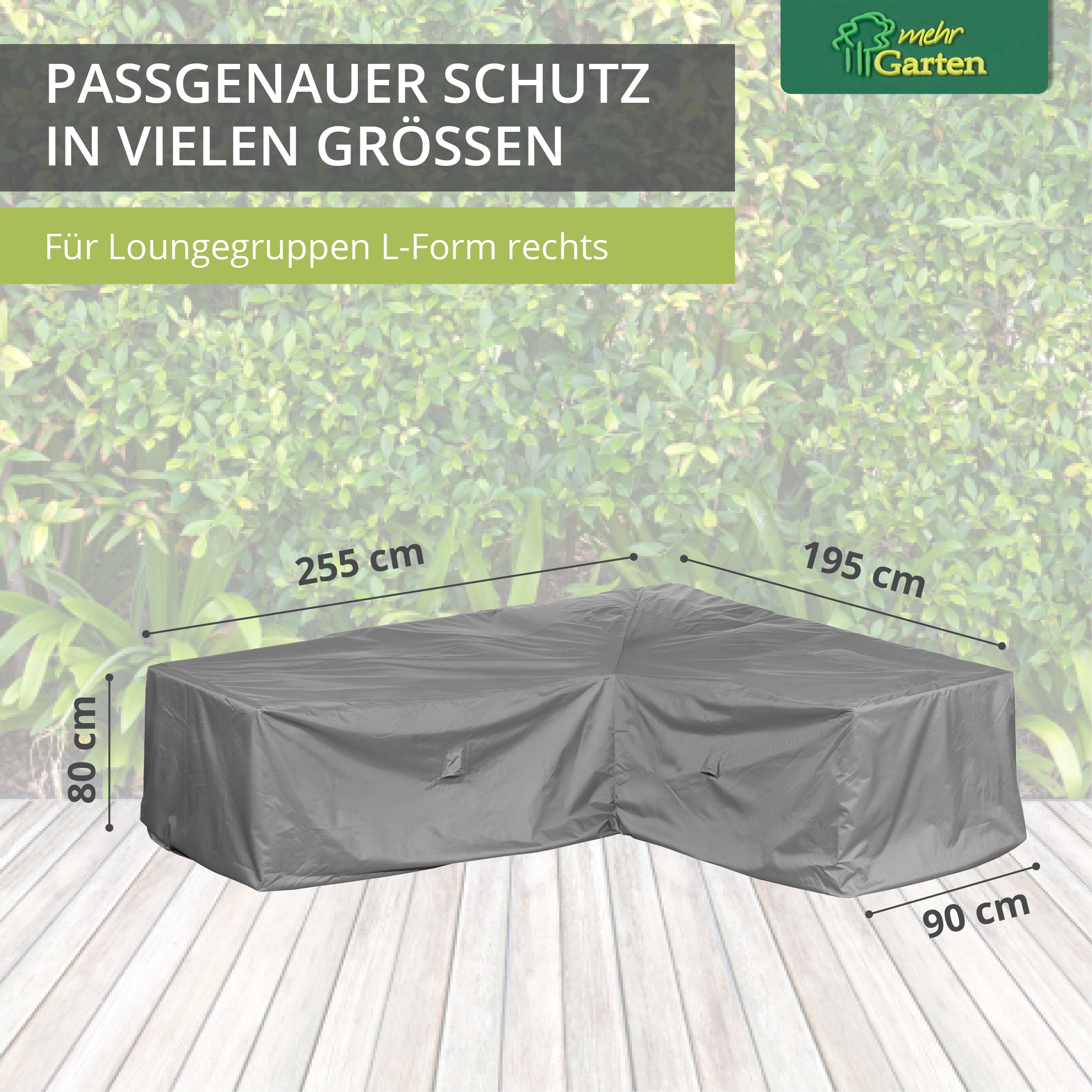 Premium Loungegruppen L-Form asymmetrisch
