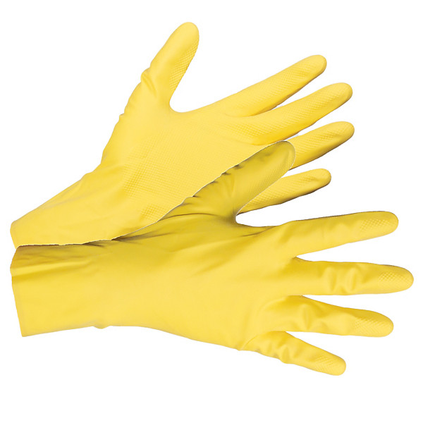 Gants de ménage Mapa Vital 124 jaunes taille 10, lot de 10 paires