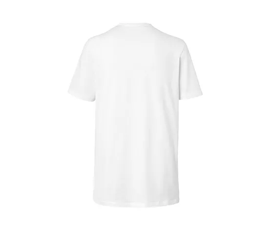 2 T-Shirts mit V-Ausschnitt, weiß