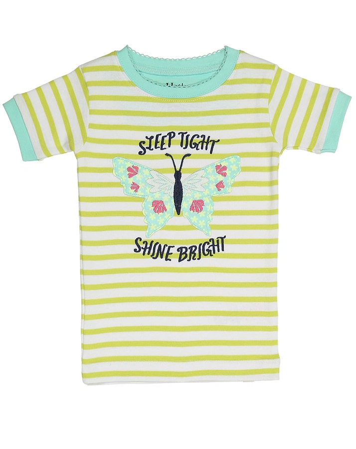 Schlafanzug DELIGHTFUL BUTTERFLIES kurz in bunt
