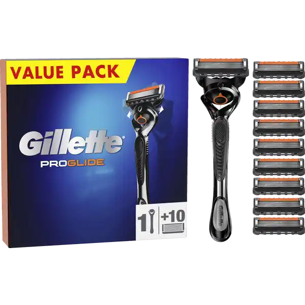 ProGlide Flexball Rasierer mit 10 Klingen Value Pack