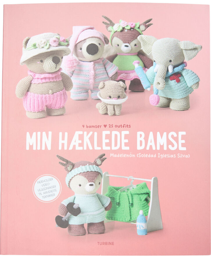 Bøger Min hæklede bamse Lyserød