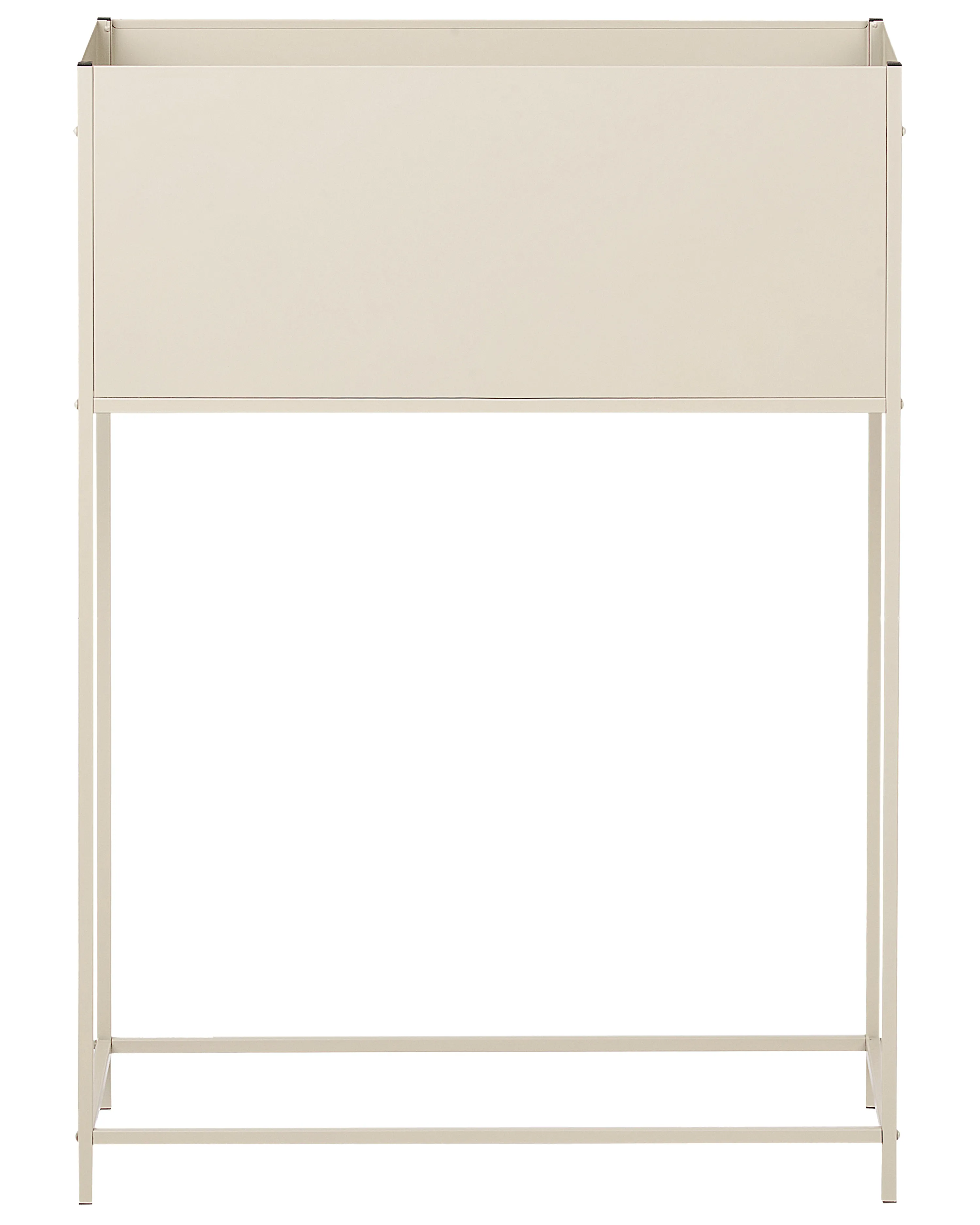 Verhoogde bloempot TAPIEN Metaal 70 cm Beige