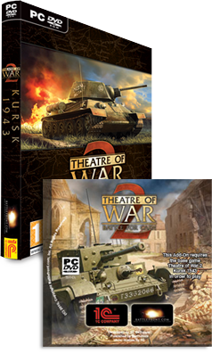 Theatre of War 2: Kursk 1943 + Battle for Caen- PC