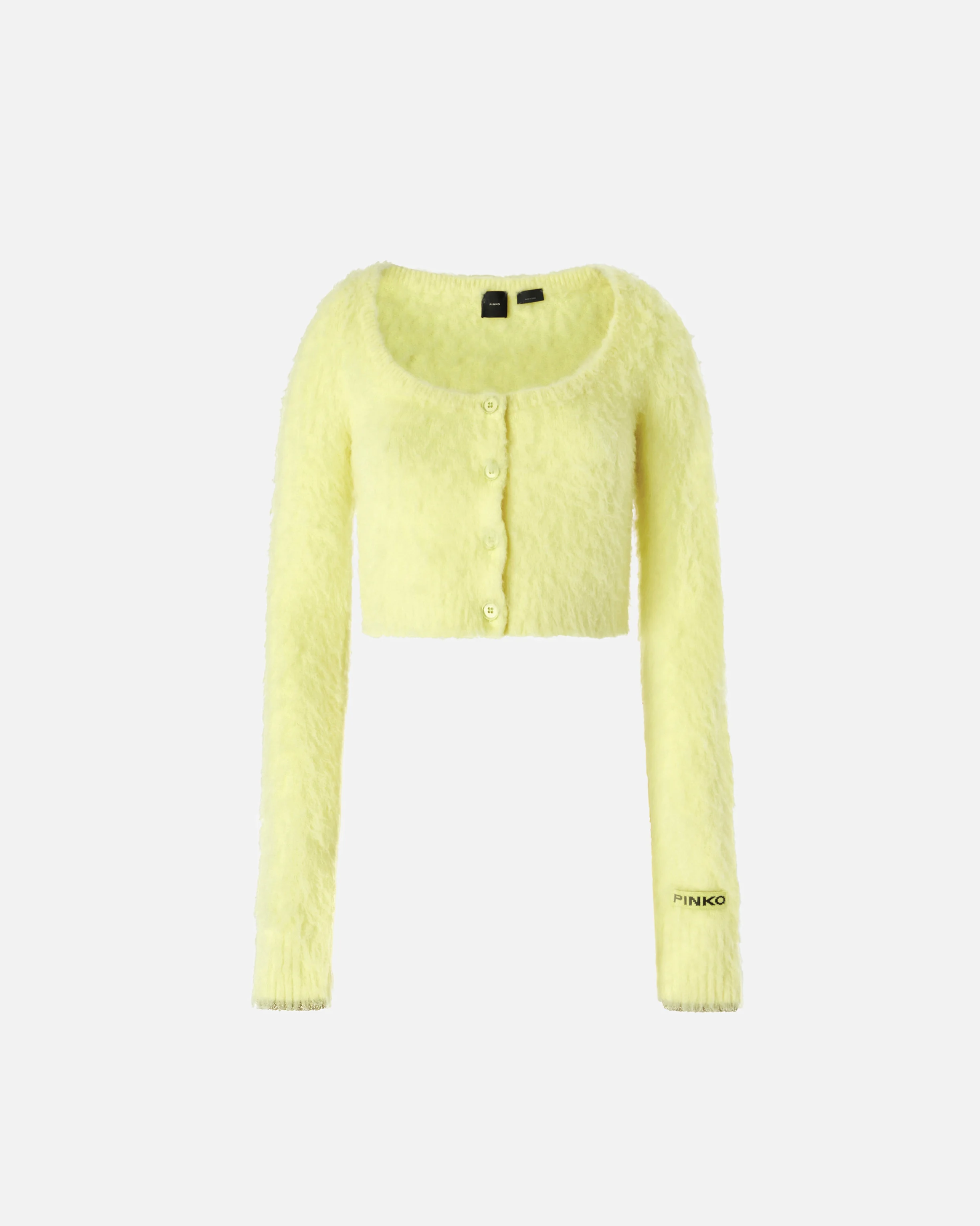 Gilet court en maille douce | Multicolore