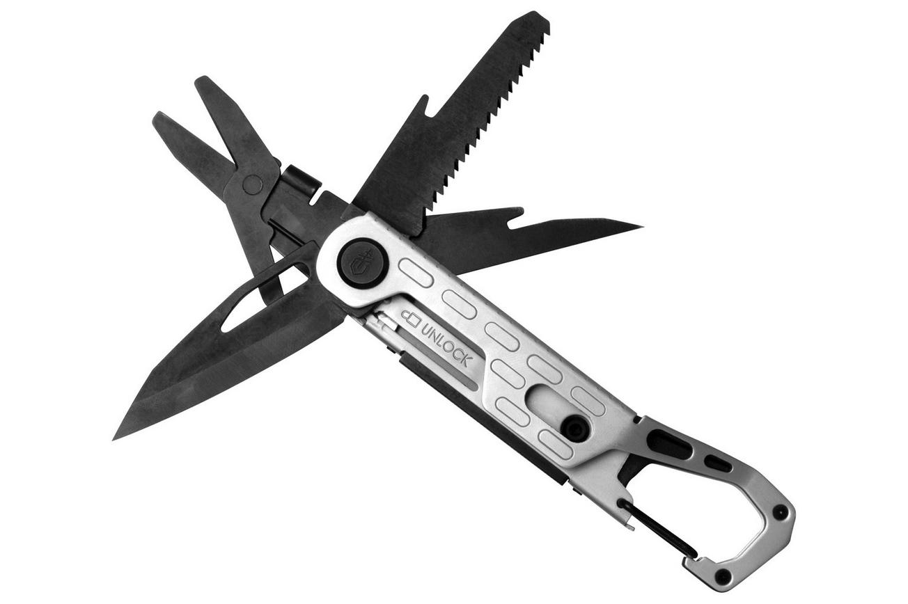 Gerber Stakeout 1059837, zilver, multitool voor kamperen