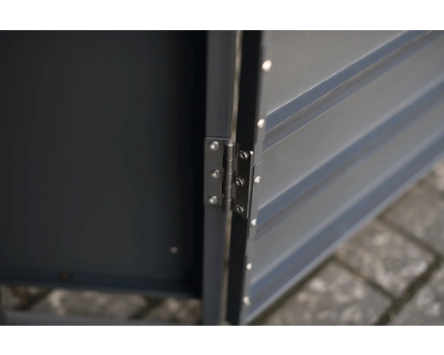 WESTMANN Kubus opbergbox, 80 x 68 x 116 cm, antraciet