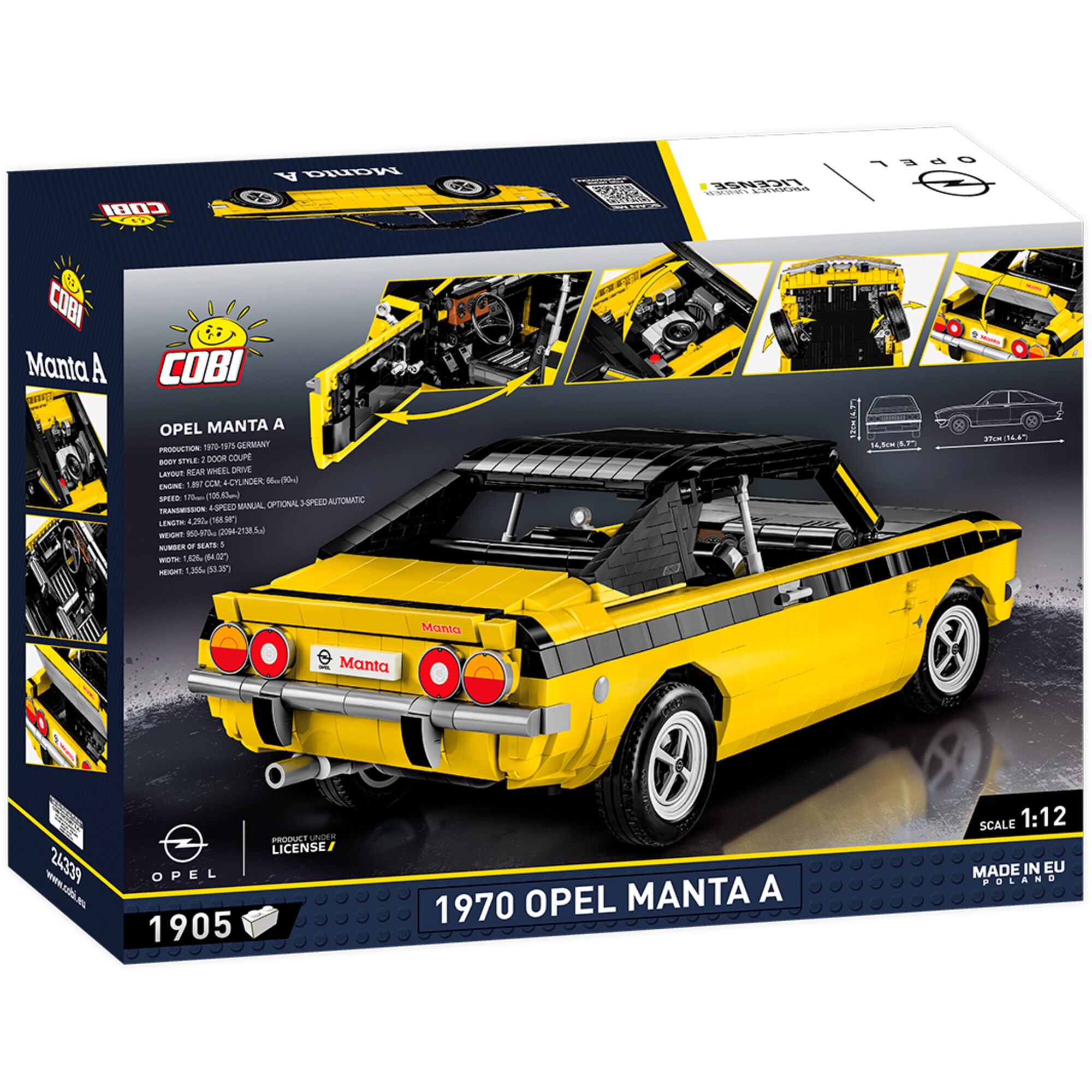 COBI Konstruktionsspielzeug Opel Manta A 1970