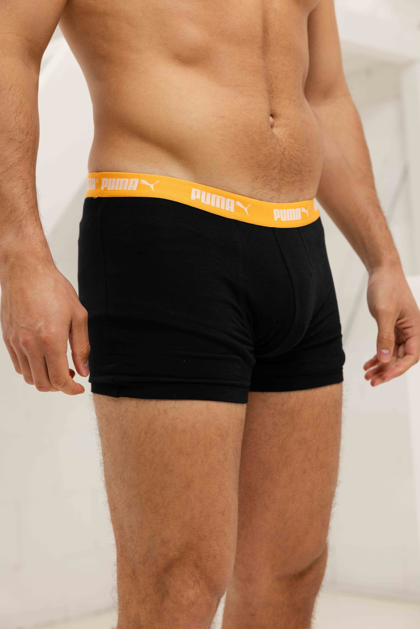 Puma Promo Boxershort Heren 12-Pack Zwart/Oranje/Blauw/Geel