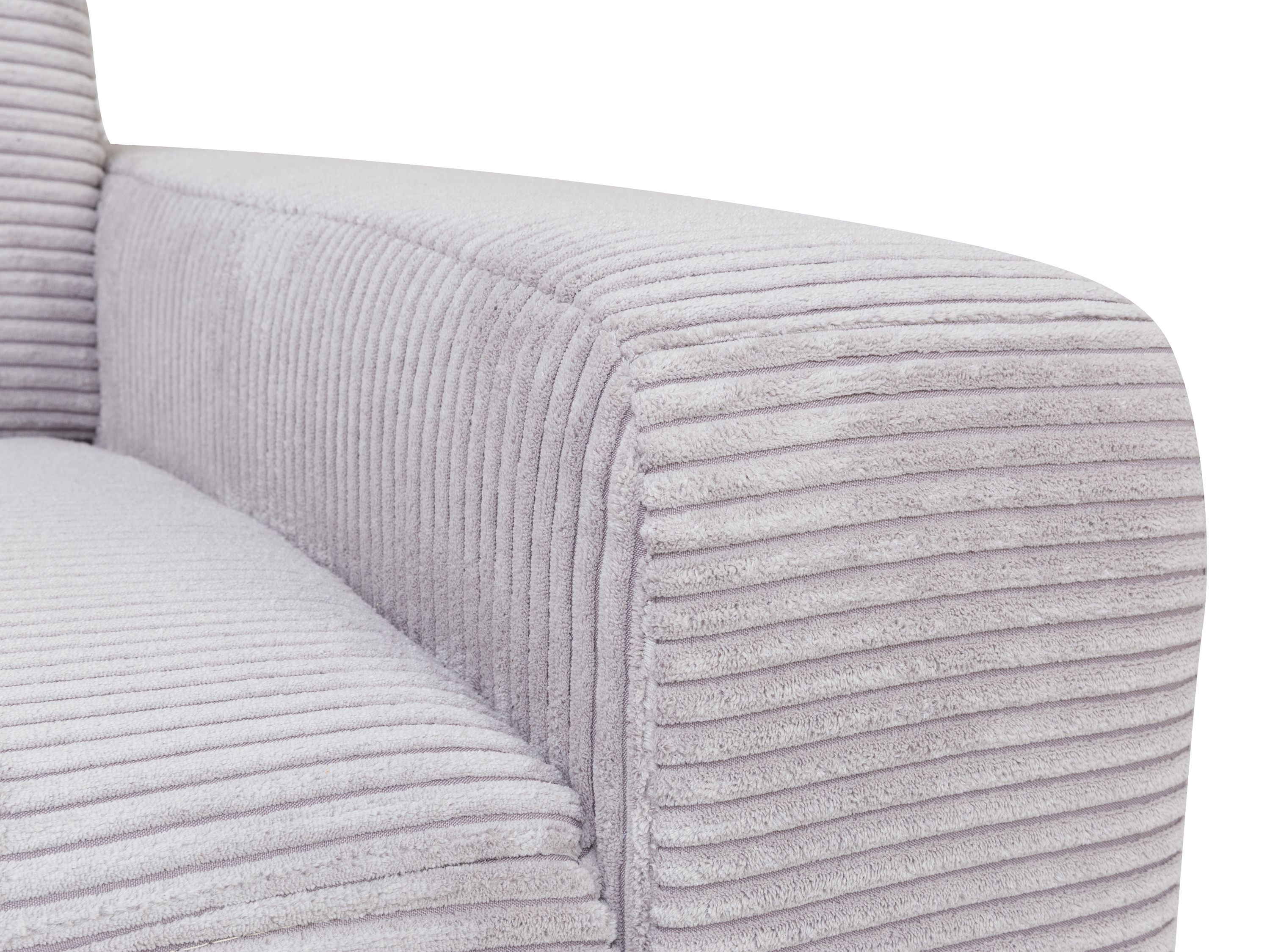 Sofa 3 Sitzer IMANI 86 hellgrau
