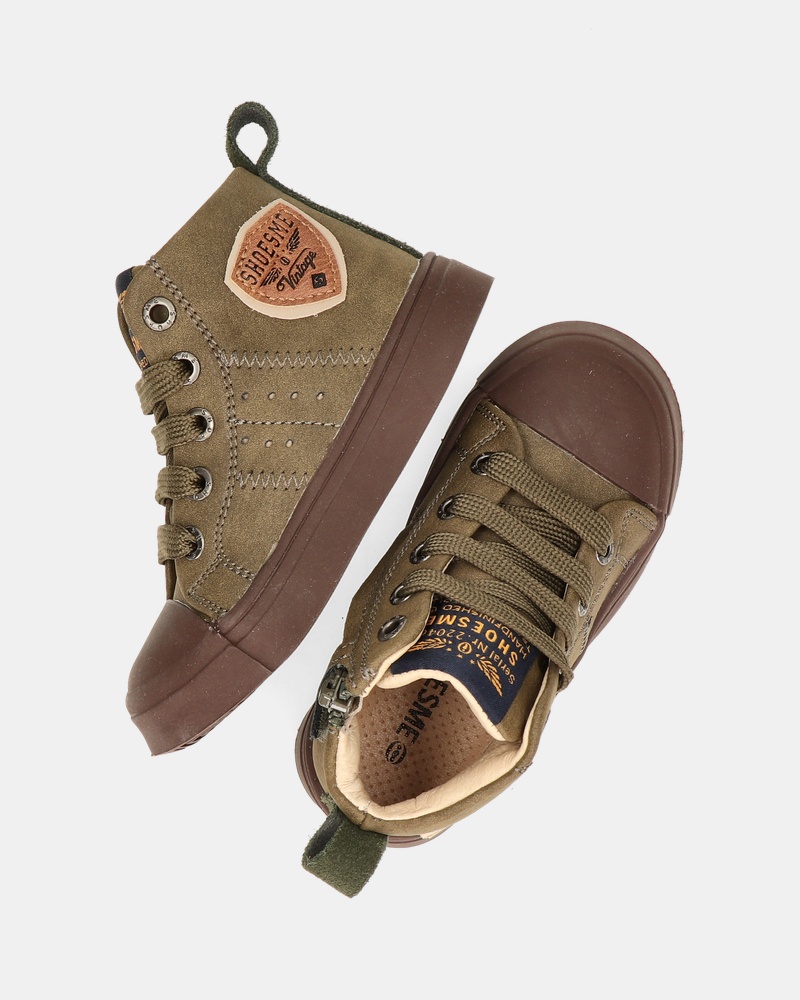 Shoesme Veterboots  - groen