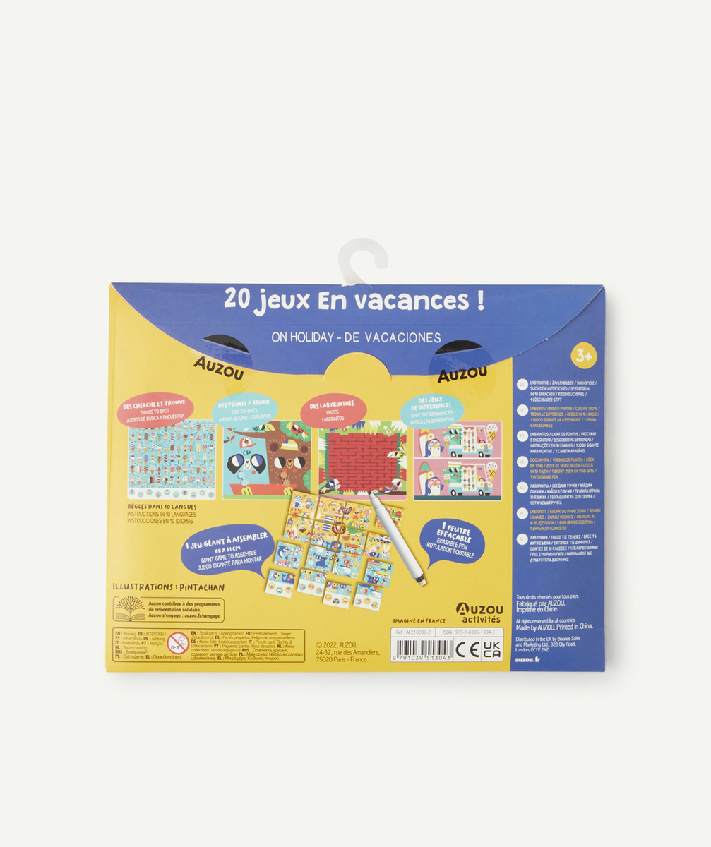 AUZOUMA POCHETTE DE JEUX - 20 P'TITS JEUX EN VACANCES !