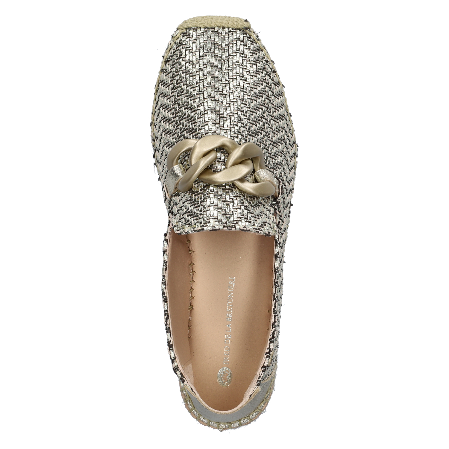 Fred de la Bretoniere June Li dames loafer Fred de la Bretoniere Goud
