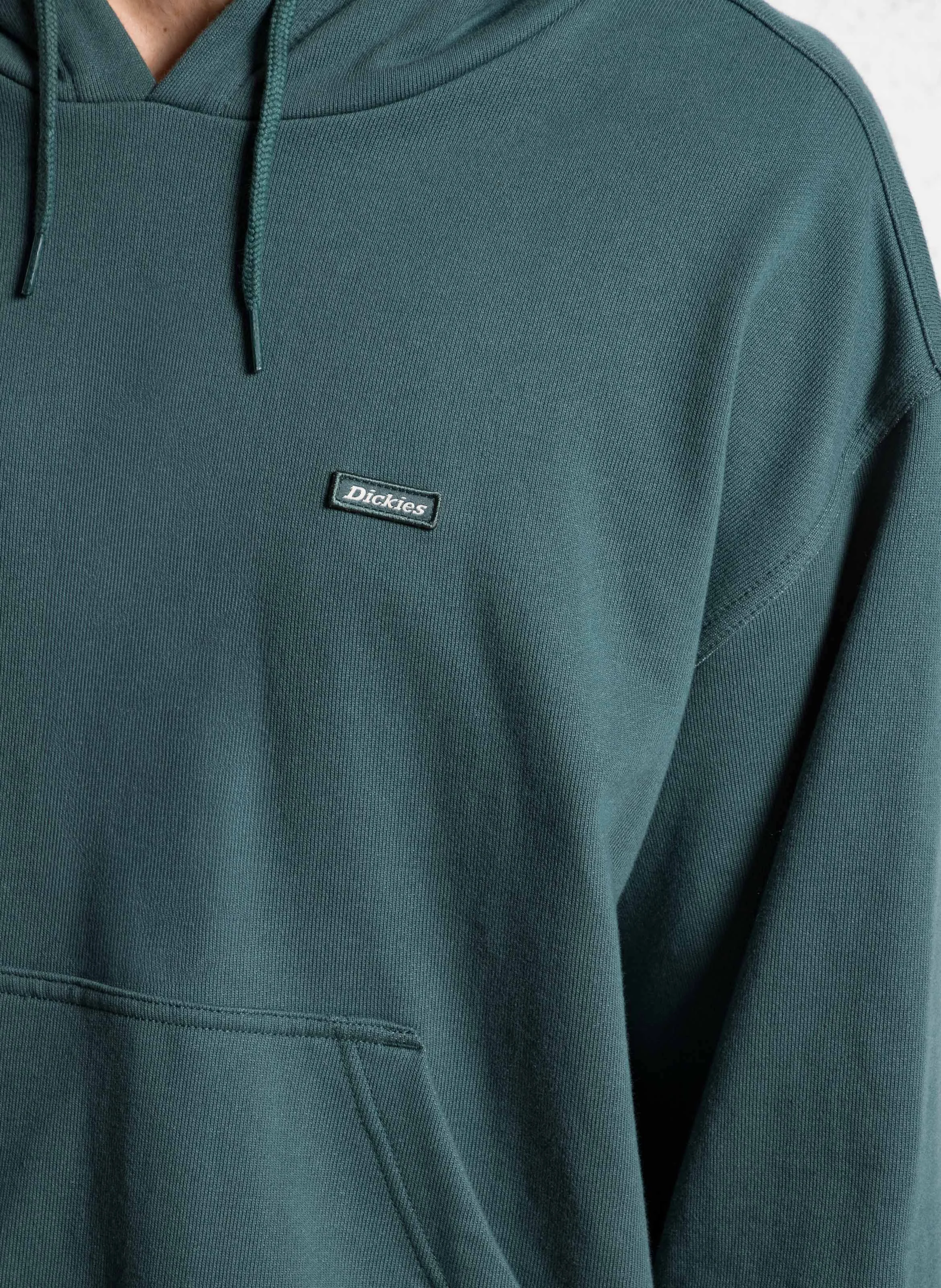 CLANCY - Sweat ample à capuche en coton | Vert