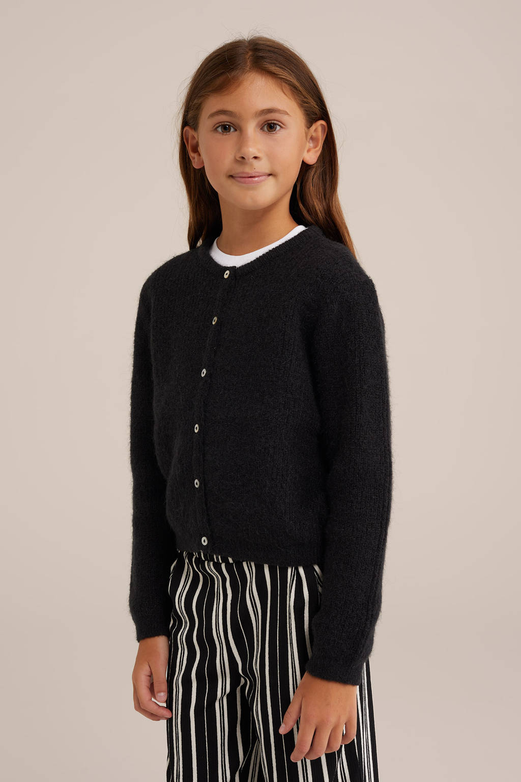 WE Fashion vest zwart