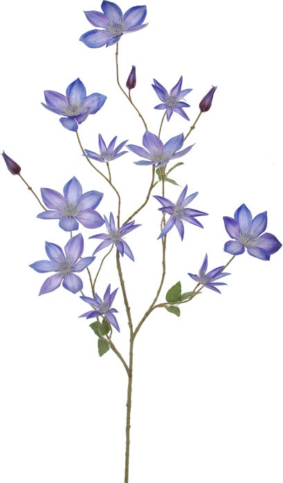 Jasaco kunstbloem Clematis blauw 110 cm