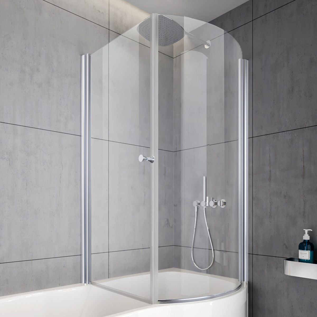 Eastbrook Beaufort Type 1 bad douchecabine 78x85cm rechts chroom