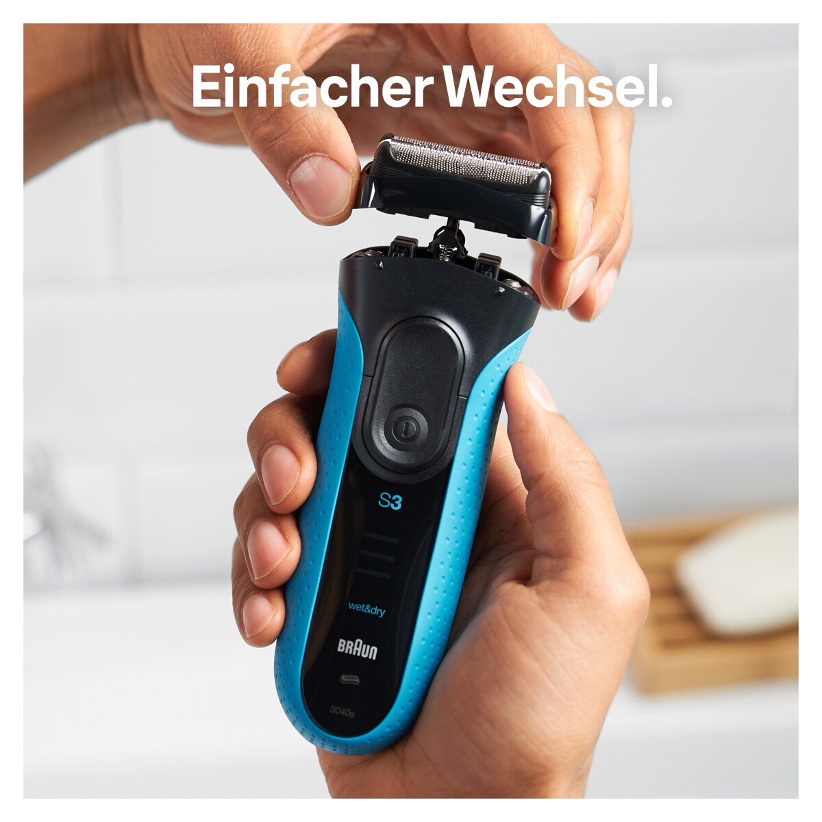 Braun Kombipack 32B Scherfolie + Schermesser, Schwarz
