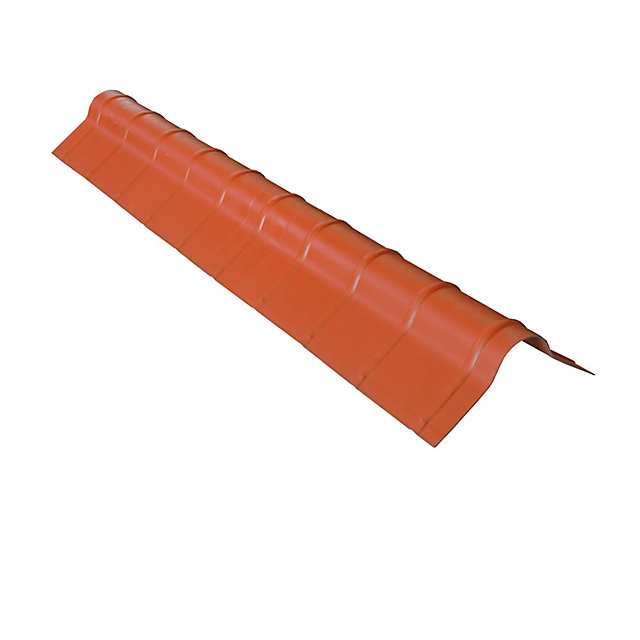 Faîtière pour plaque Nordika rouge 120cm