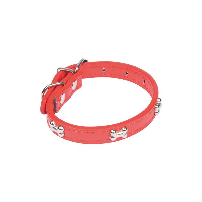 COLLIER FANTAISIE OS 30CM ROUGE