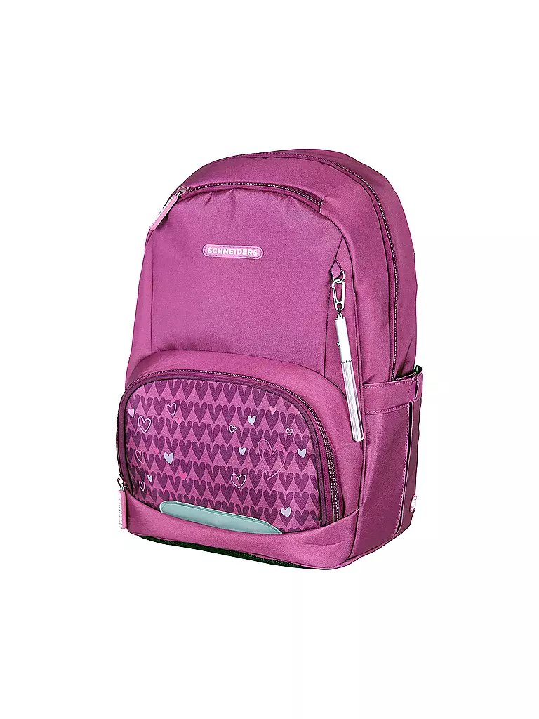 SCHNEIDERS Schultaschen Set Ergojet 6tlg Purple Hearts lila