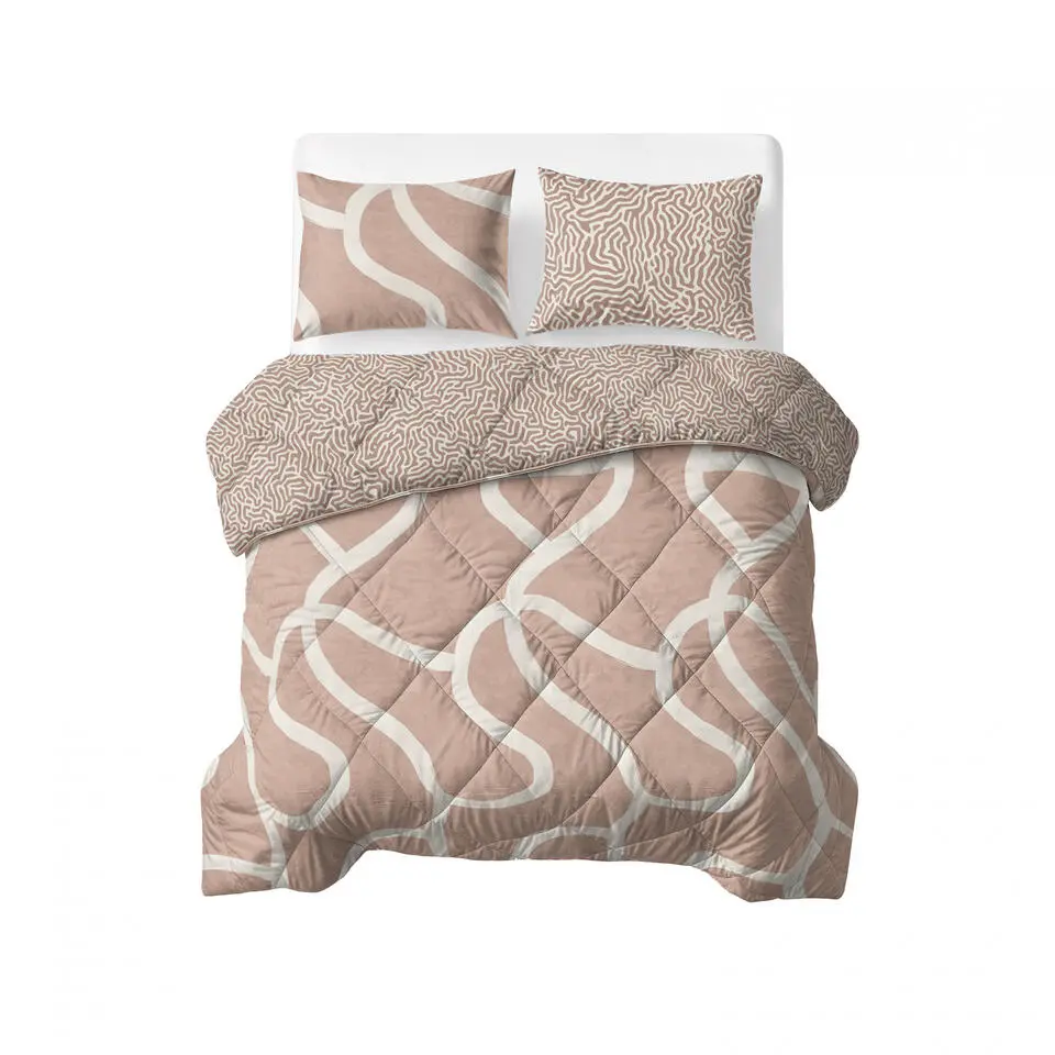 Dekbed zonder Overtrek Shapes 200x200 – Zacht & Wasbaar – Incl. 2 Kussenslopen
