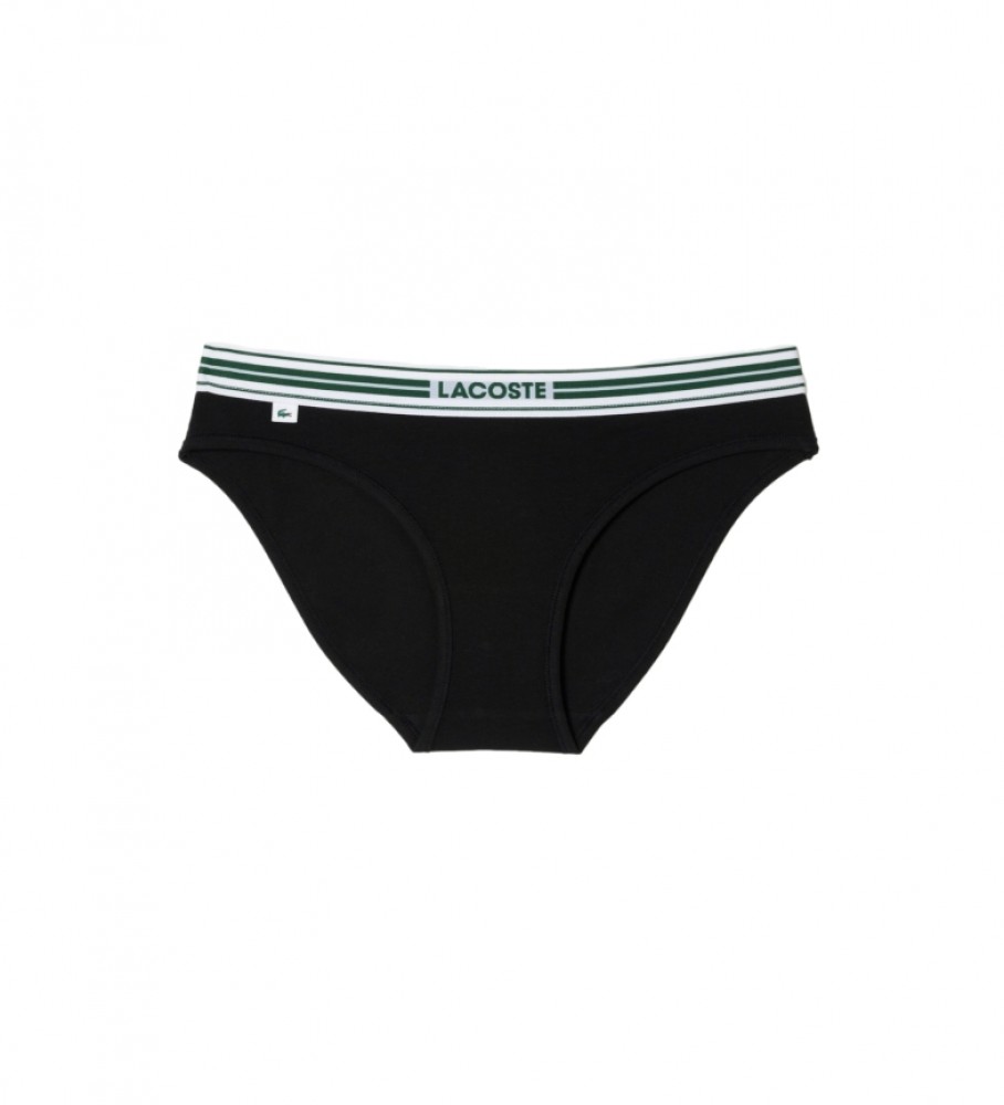 Cuecas pretas Lacoste Heritage