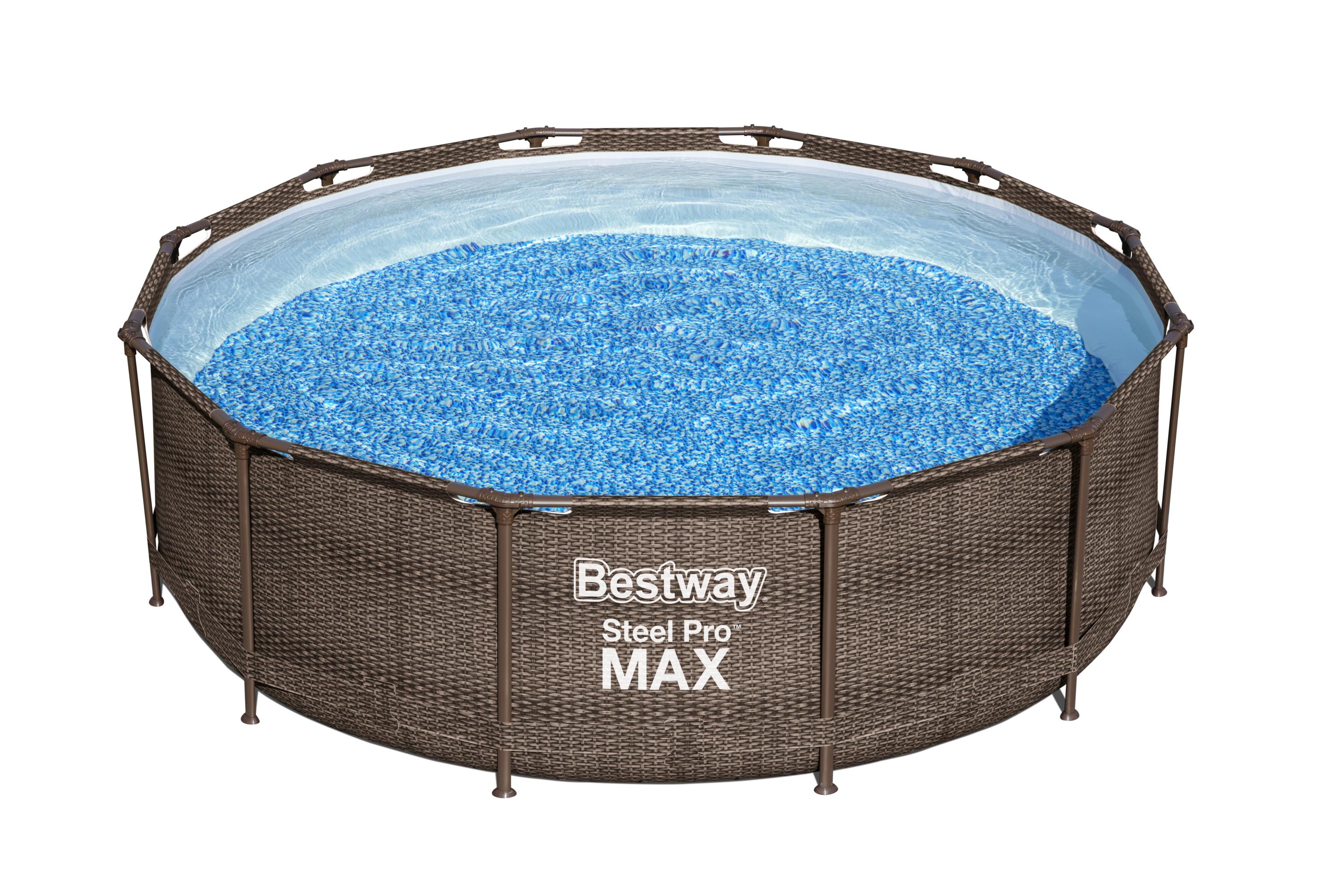 Bestway Pool Set Rattan-Optik 366 x 100 cm