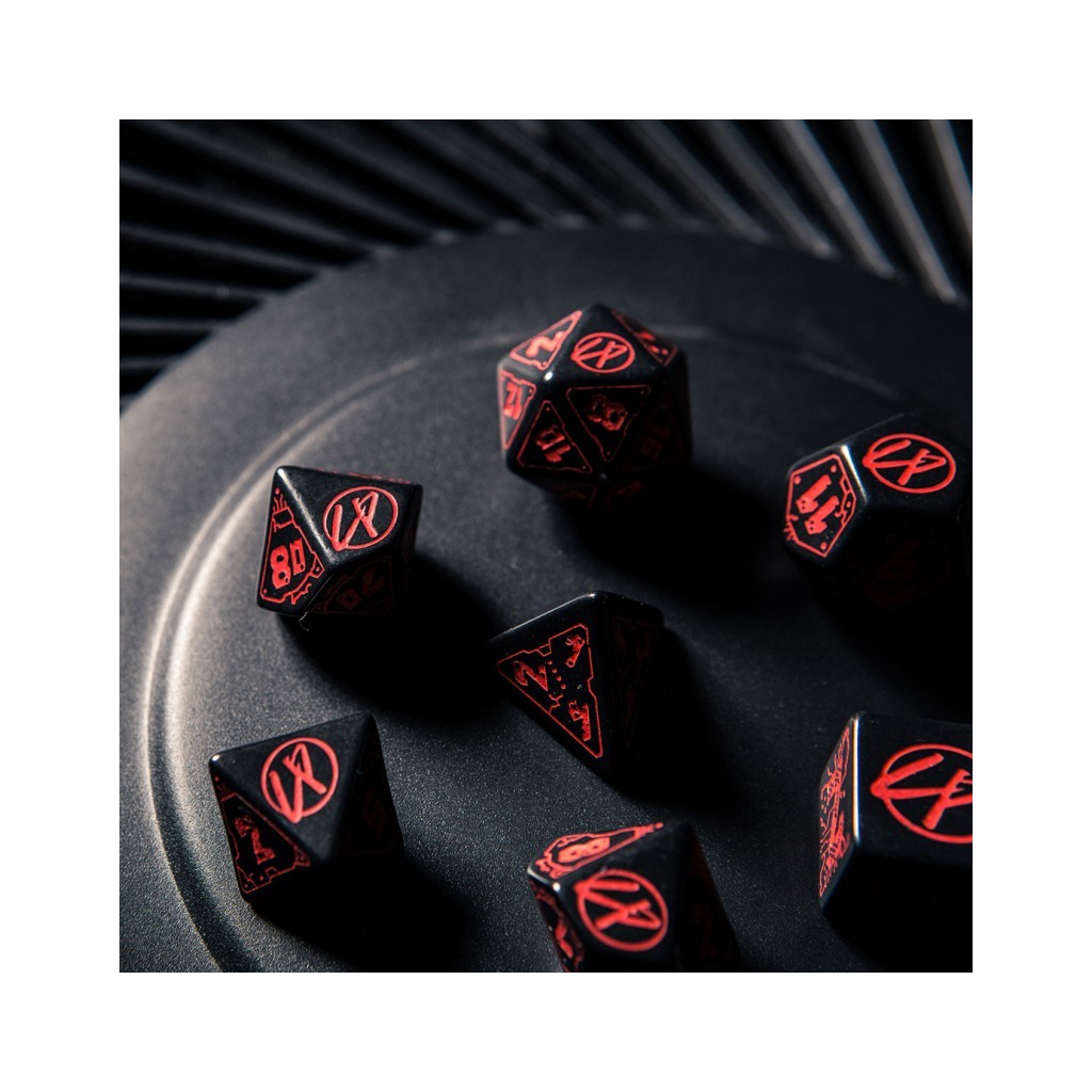Cyberpunk Red RPG Dice Set
