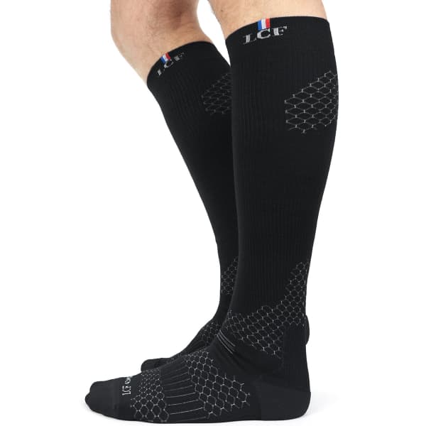 Chaussette ski de randonnée LA CHAUSSETTE DE FRANCE ROCKIES PRO BLACK