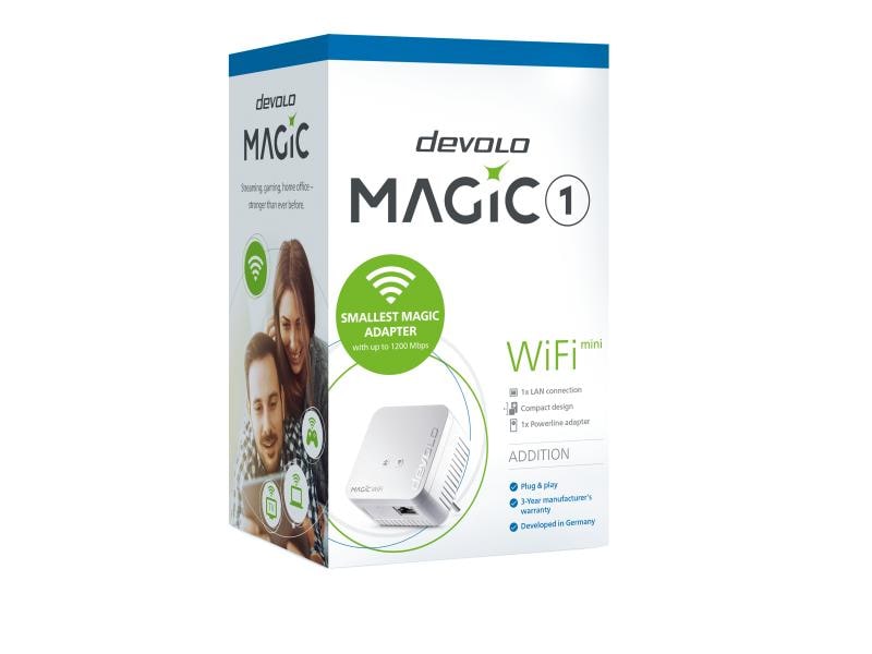 devolo Powerline Magic 1 WIFI mini Erweiterungsadapter Devolo Magic 1 WiFi mini Powerline-Adapter