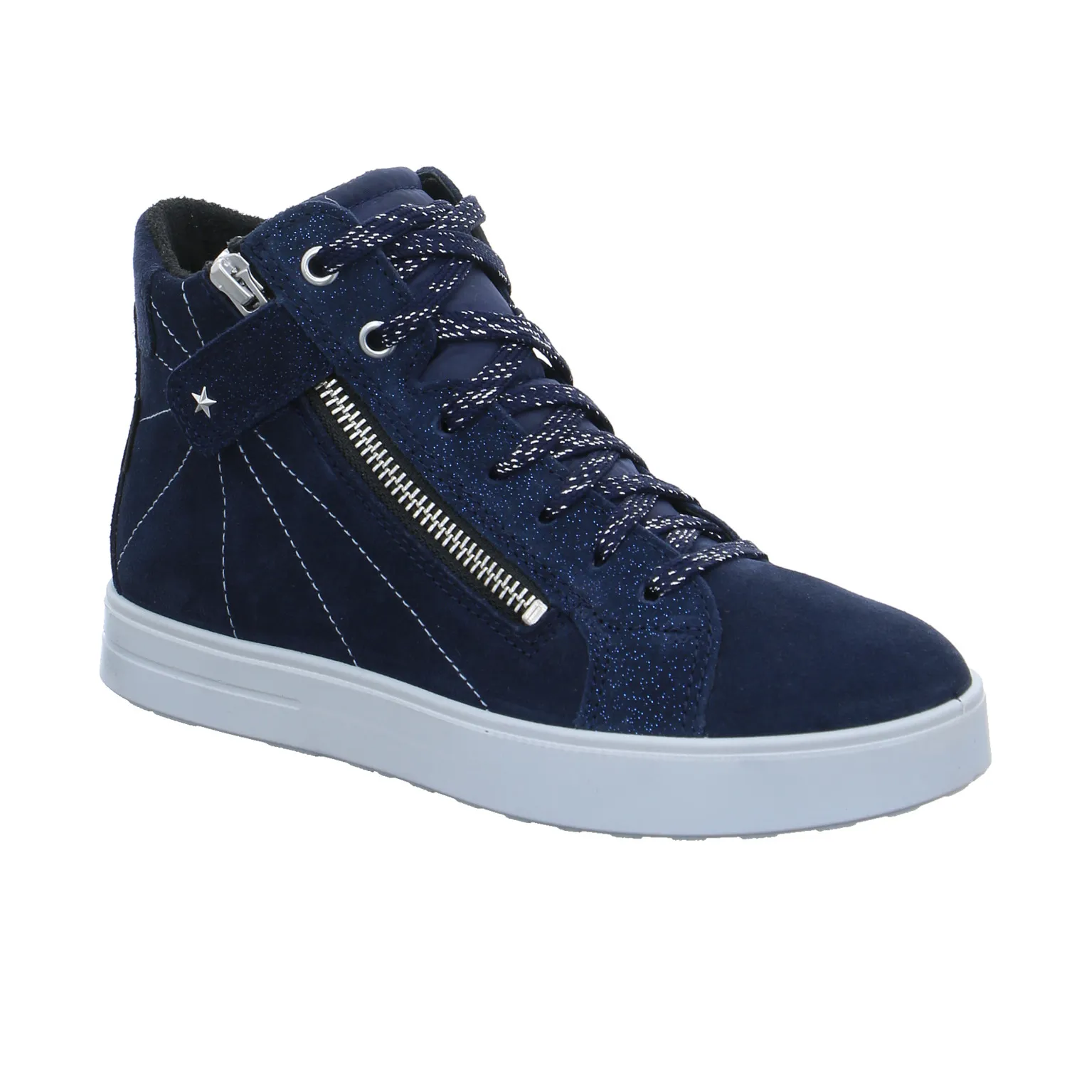 SUPERFIT Jugend-Boot Blau Textil  Sneaker high