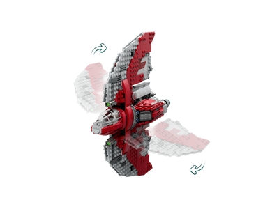 LEGO Ahsoka Tano's T-6 Jedi shuttle (75362)