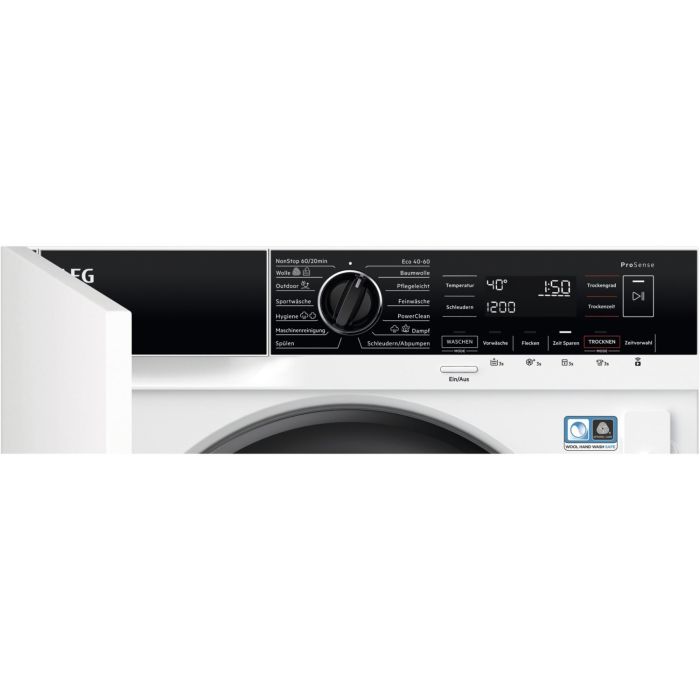 AEG Einbau-Waschtrockner 8000 POWERCARE LWR8WI7680
