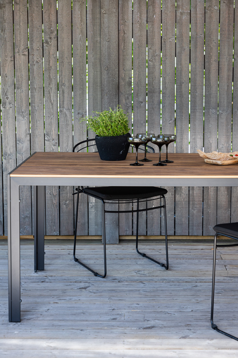 Tuintafel polywood Aaron - 205 x 90 cm Beige