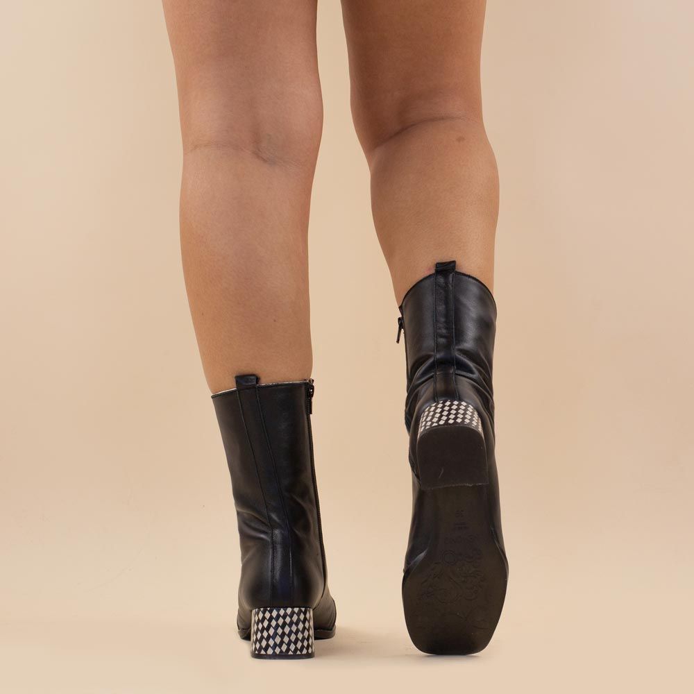 Nemonic 2235 retro shoes zwart