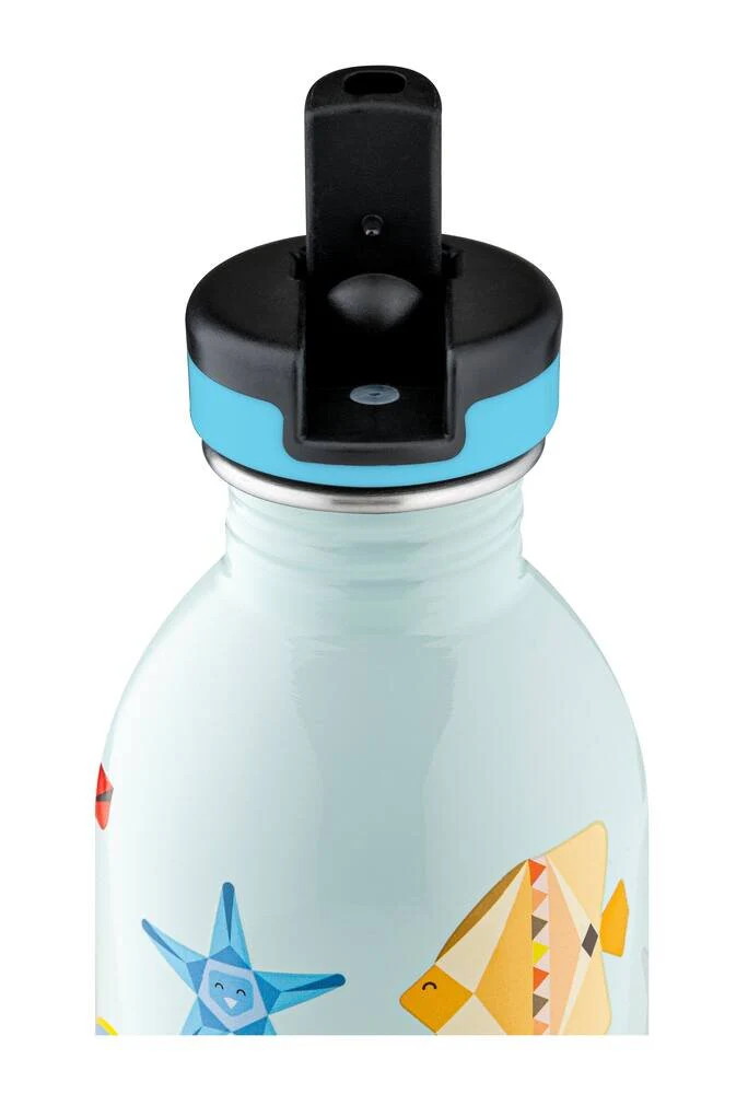 24Bottles  Sports Lid Urban flaske, Lagoon Blue - 500 ml.